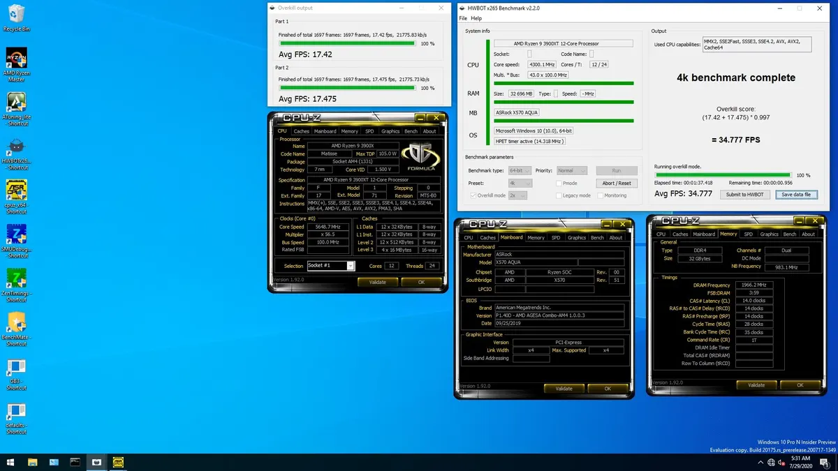 Splave Sets Ryzen 9 3900XT World Record By Using Liquid Nitrogen